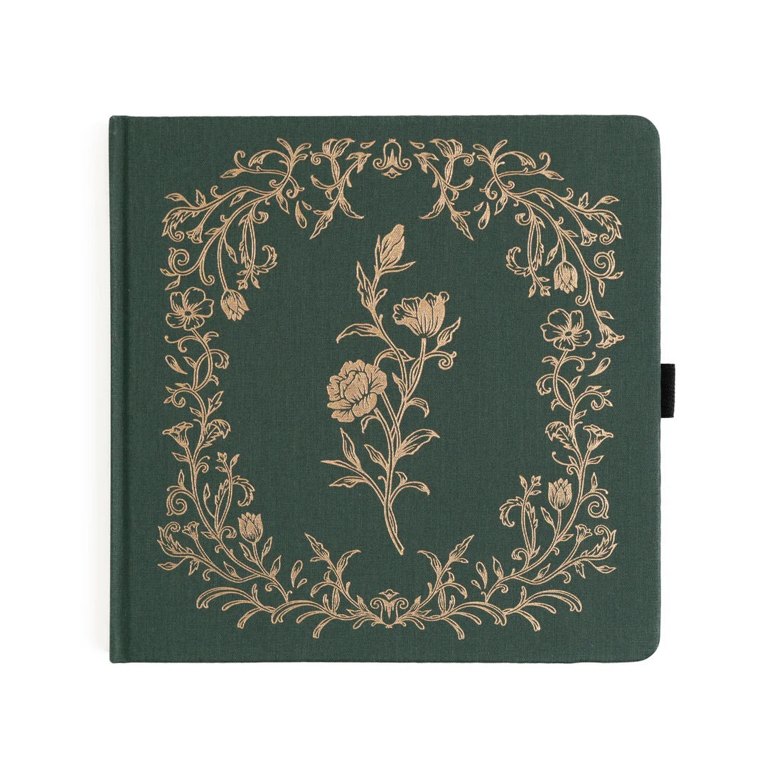 8X8 Antique Floral - Square Dot Grid Notebook