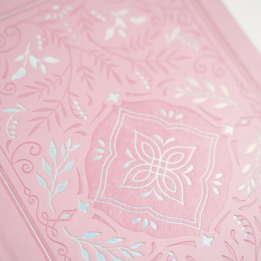 A5 Storybook in Pink - Dot Grid Notebook