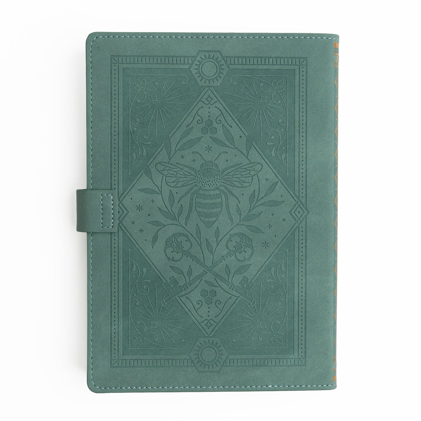 A5 Keeper of the Bees in Soft Teal - Deluxe System Cover