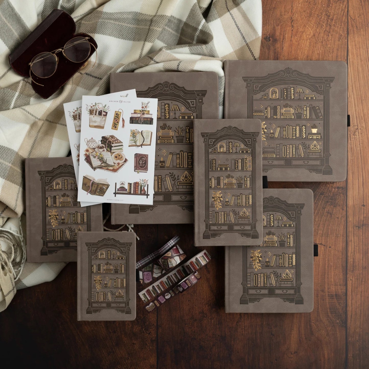 B6 Bookshelf - Dot Grid Notebook