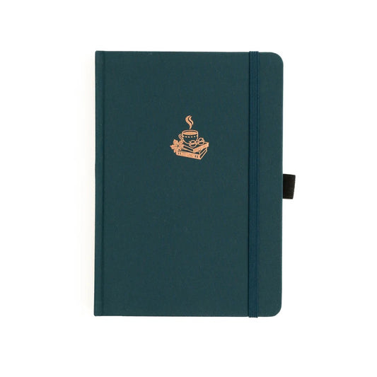 A5 Coffee & Books - Dot Grid Notebook