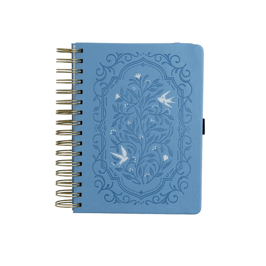 Wire-O Bound A5 Songbird Blue - 2026 Dated Planner (Wire-O Bound)