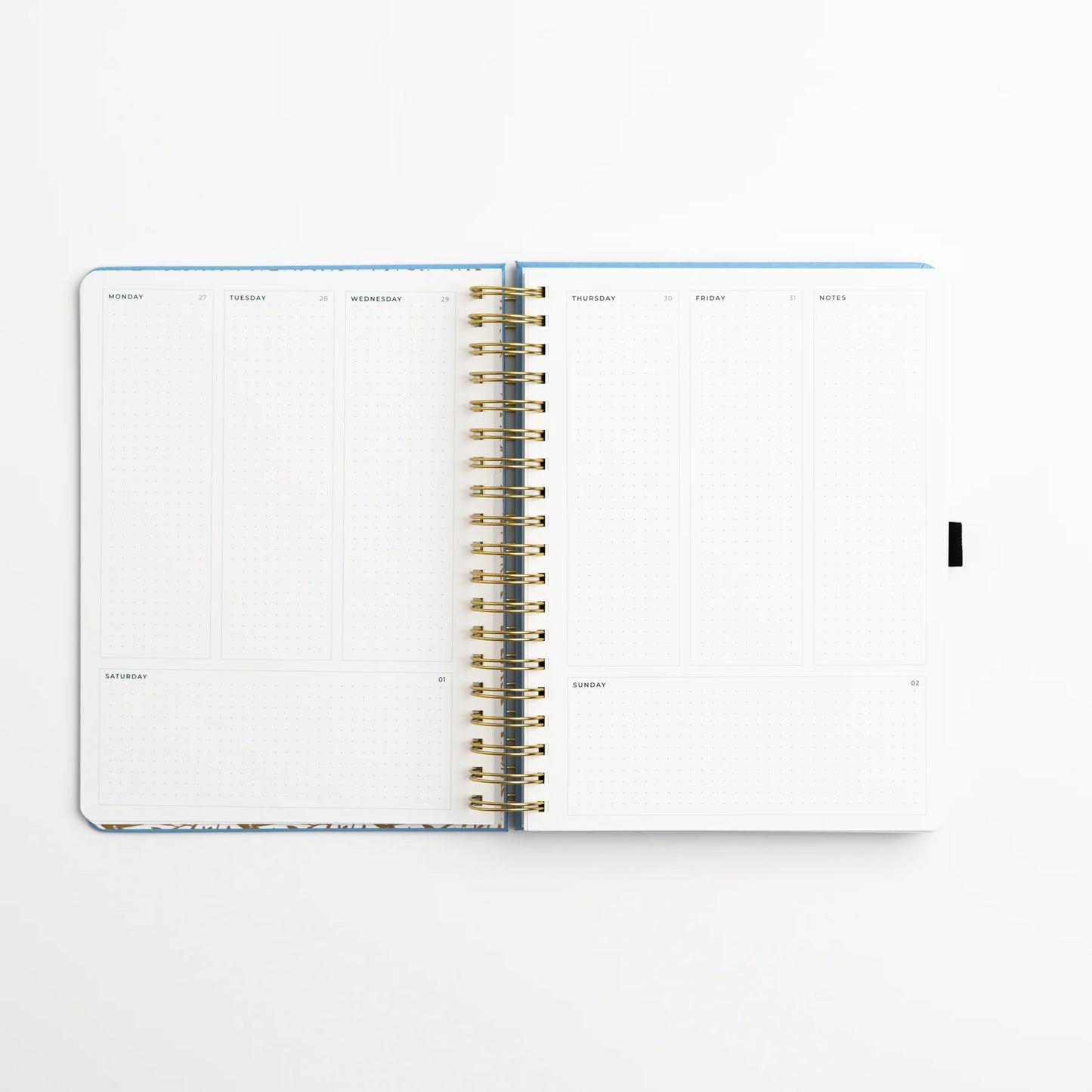 Wire-O Bound A5 Songbird Blue - 2026 Dated Planner (Wire-O Bound)