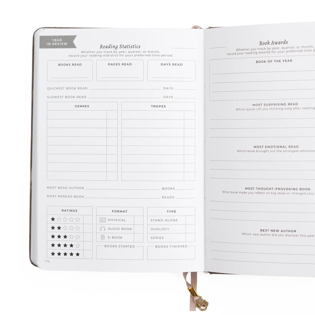 A5 Bookshelf - Reading Journal