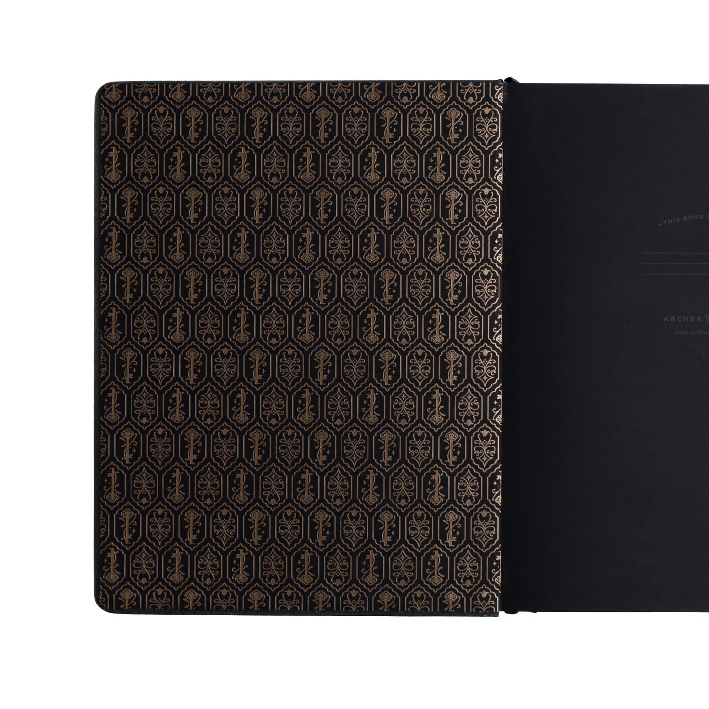 B5 Coiled Key - Blackout Notebook