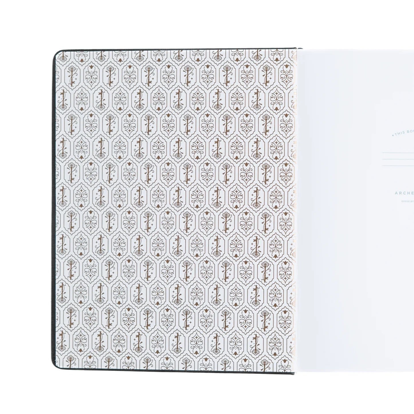 The Coiled Key Notebook - Lettersize Dot Grid Notebook