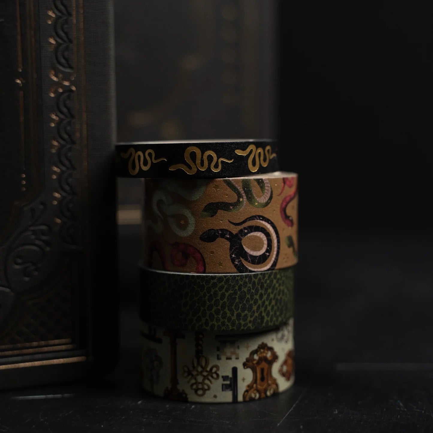 Coiled Key Washi Tape - Halloween 2025