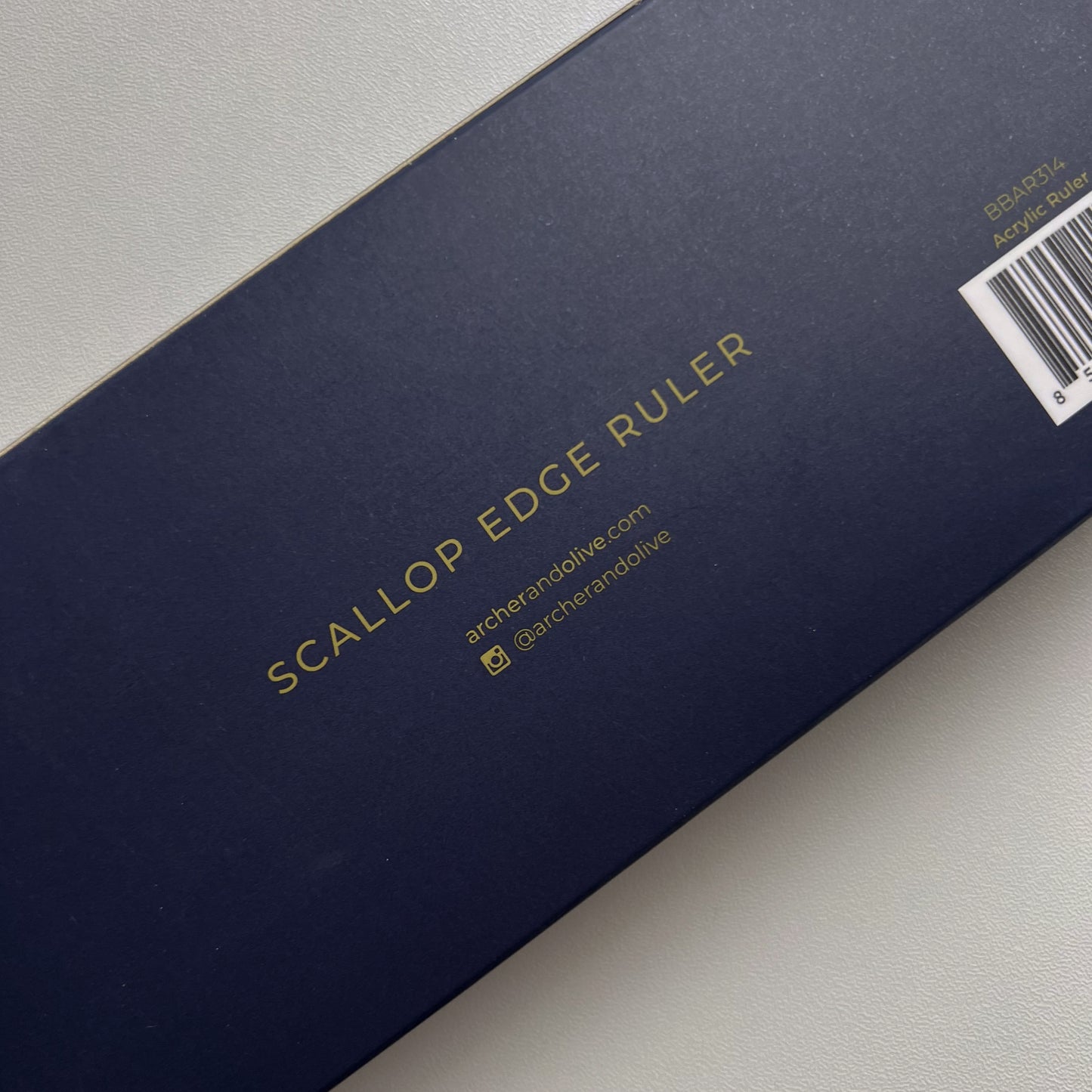 Notes for Nature Scalloped Edge Ruler - Notes for Nature Subscription Box