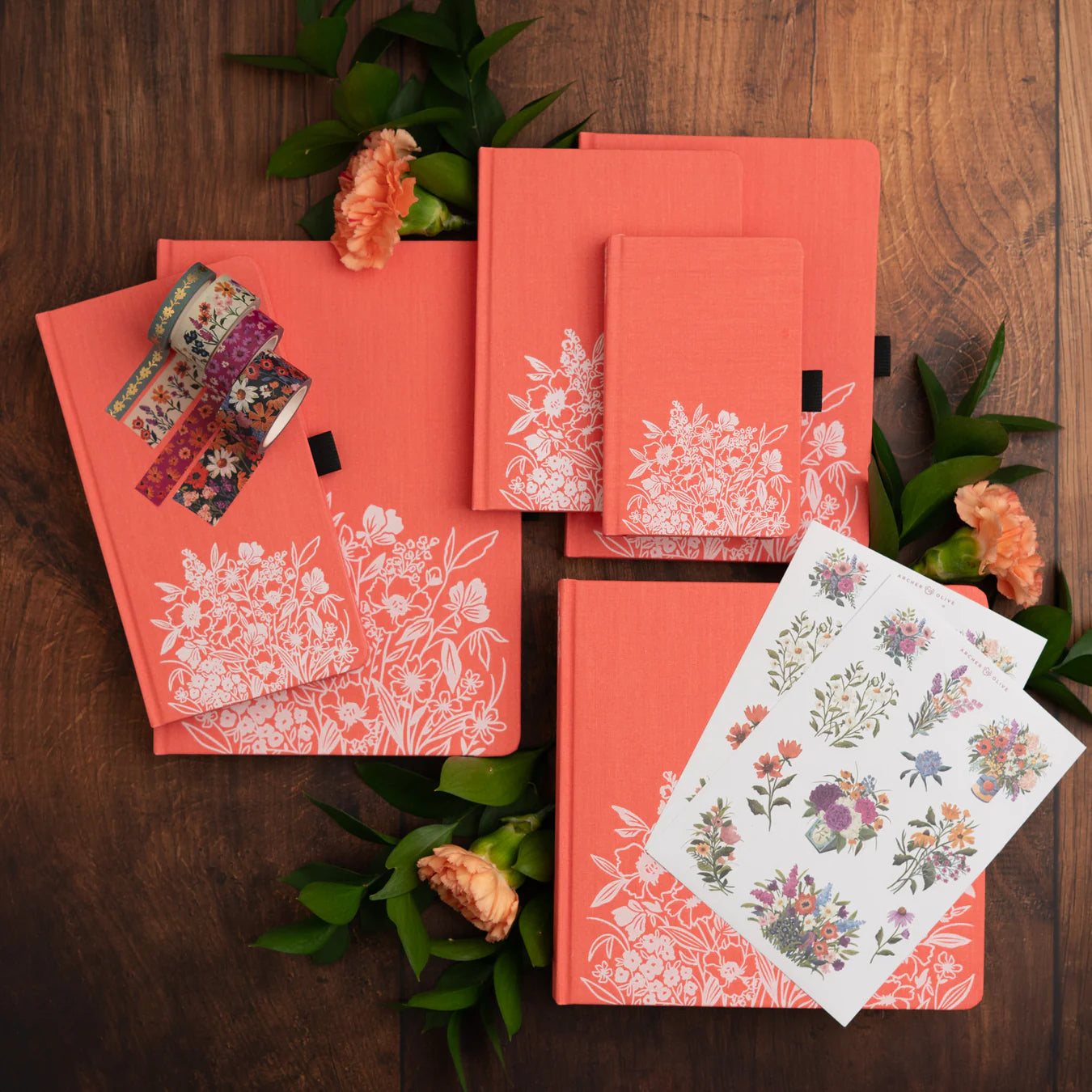 A5 Wildflowers - Dot Grid Notebook