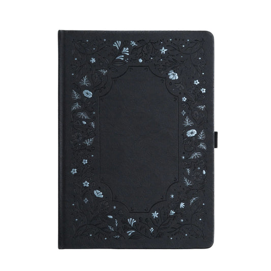 B5 Midnight Floral - Dot Grid Notebook