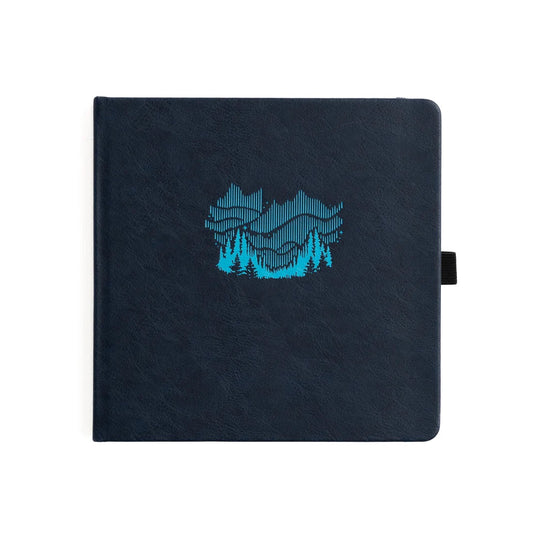 8x8 Northern Lights - Square Dot Grid Notebook