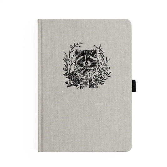 A5 Radiant Raccoons - Dot Grid Notebook