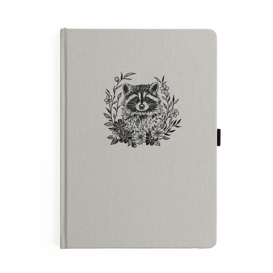 B5 Radiant Racoon - Dot Grid Notebook