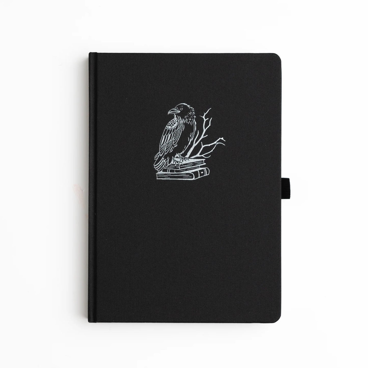 A5 Raven with Books Notebook - Halloween