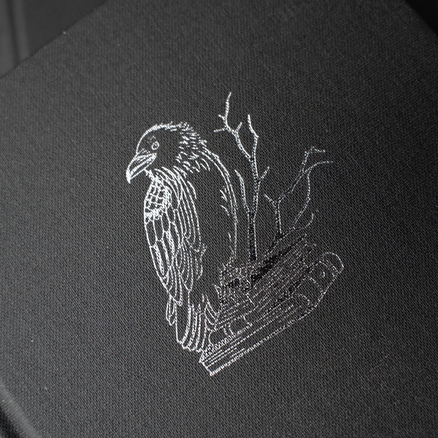 A5 Raven with Books Notebook - Halloween