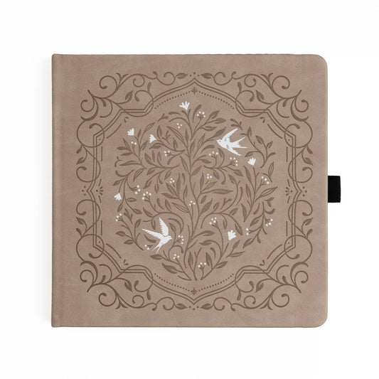 8X8 Songbird - Square Dot Grid Notebook