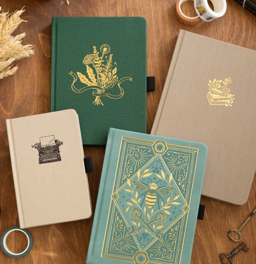 A5 Books & Flowers Notebook