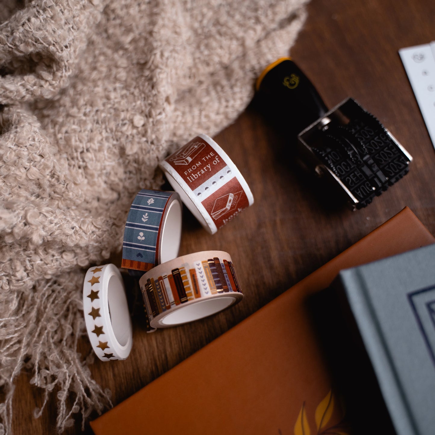 Vintage Library Washi Tape - Library Subscription Box