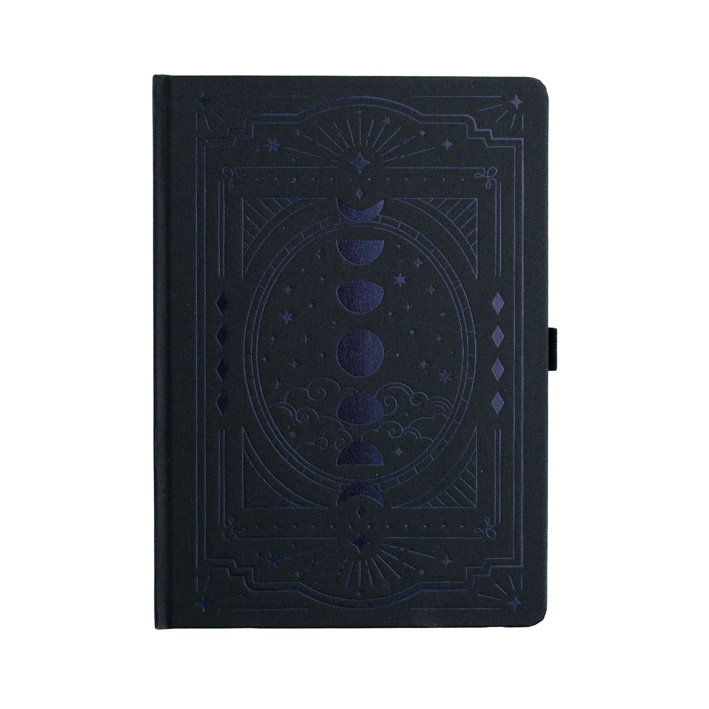B5 Black Wonderstruck - White Dot Grid Notebook