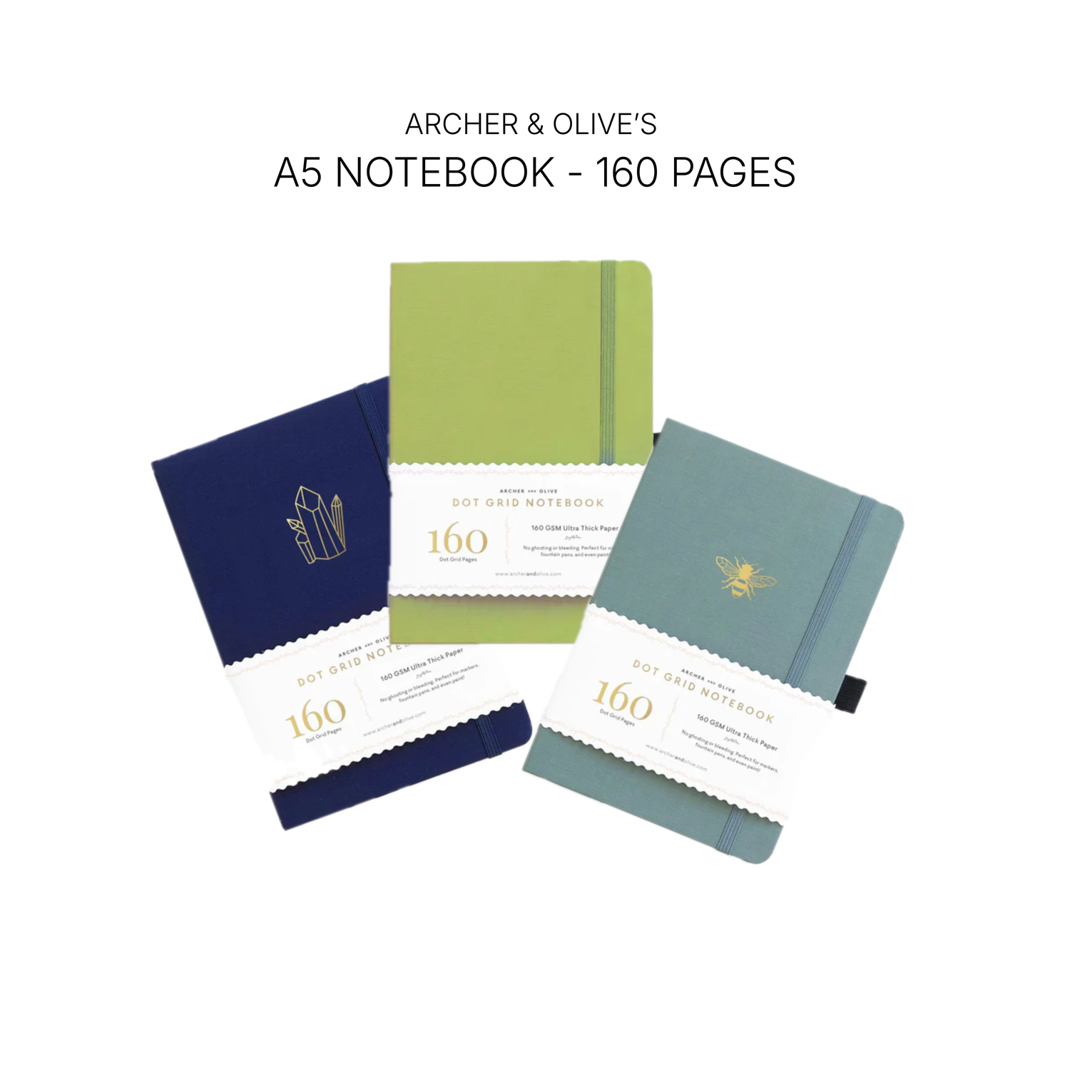 A5 Notebooks - 160 Pages