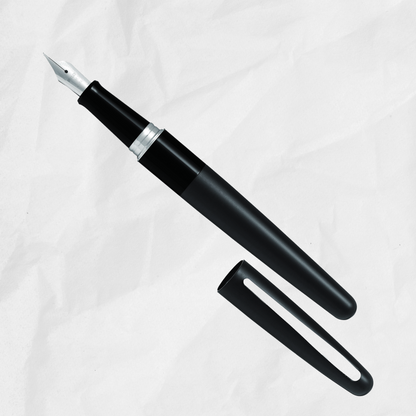 MR1 Fountain Pen - Black, Calligraphy Tip
