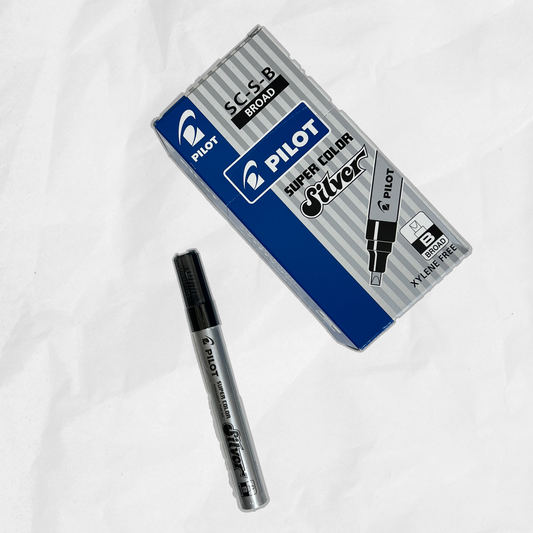 Super Colour Silver (Broad) - Permanent Paint Pen