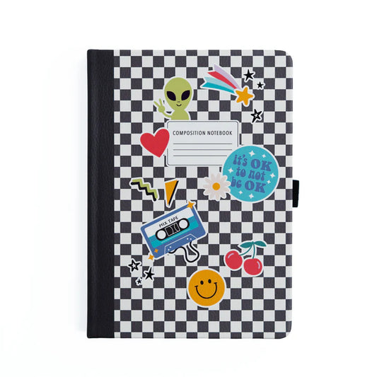 A5 Nostalgia Composition - Dot Grid Notebook