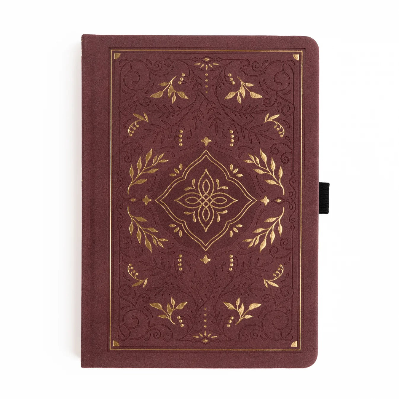 A5 Storybook in Plum - Dot Grid Notebook