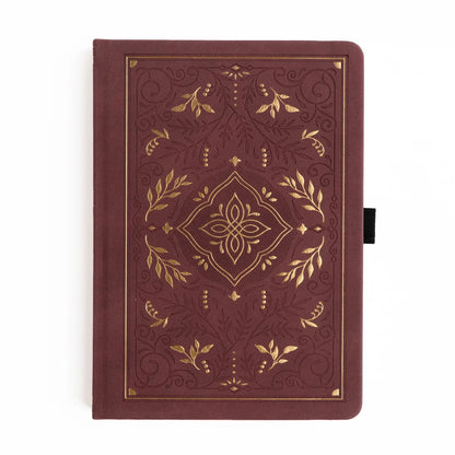 A5 Storybook in Plum - Dot Grid Notebook