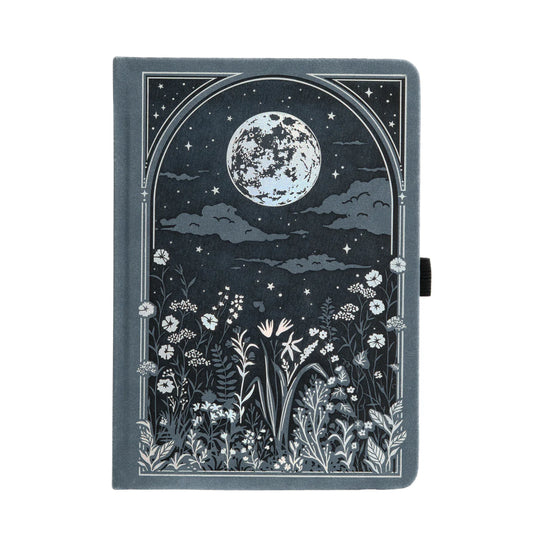 A5 Moonlit Garden - Lined Notebook