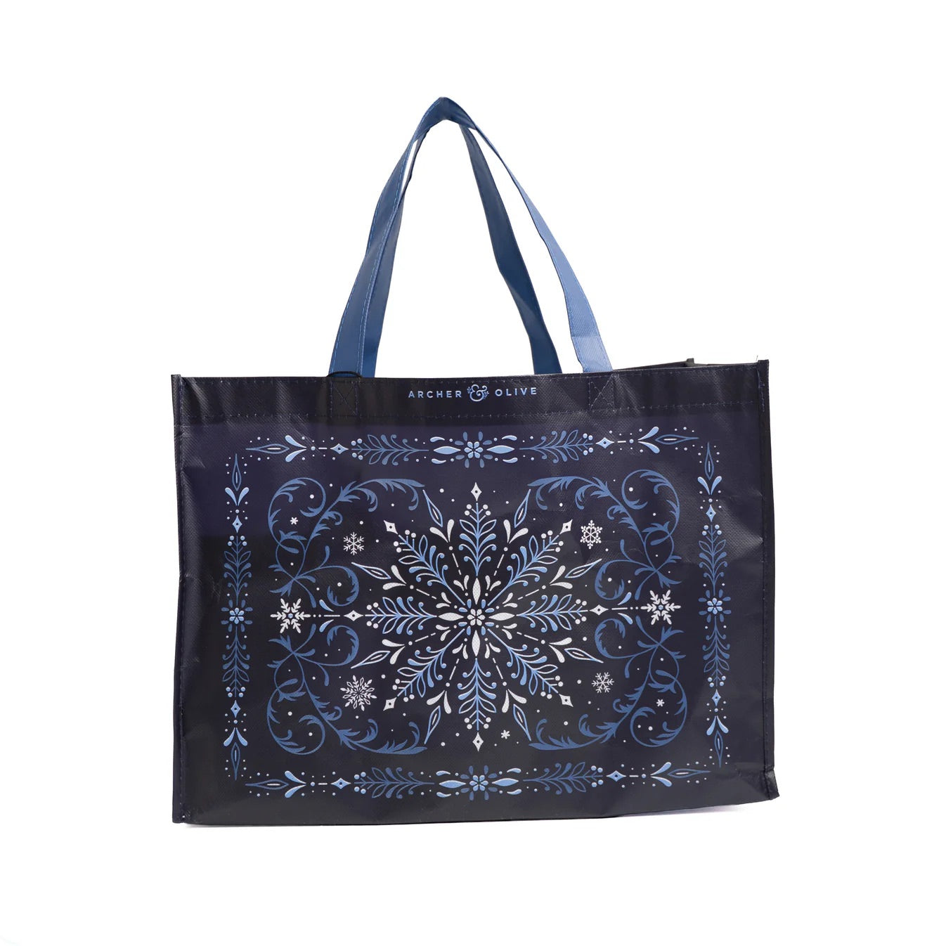 Snowflake Reusable Shopping Tote Bag