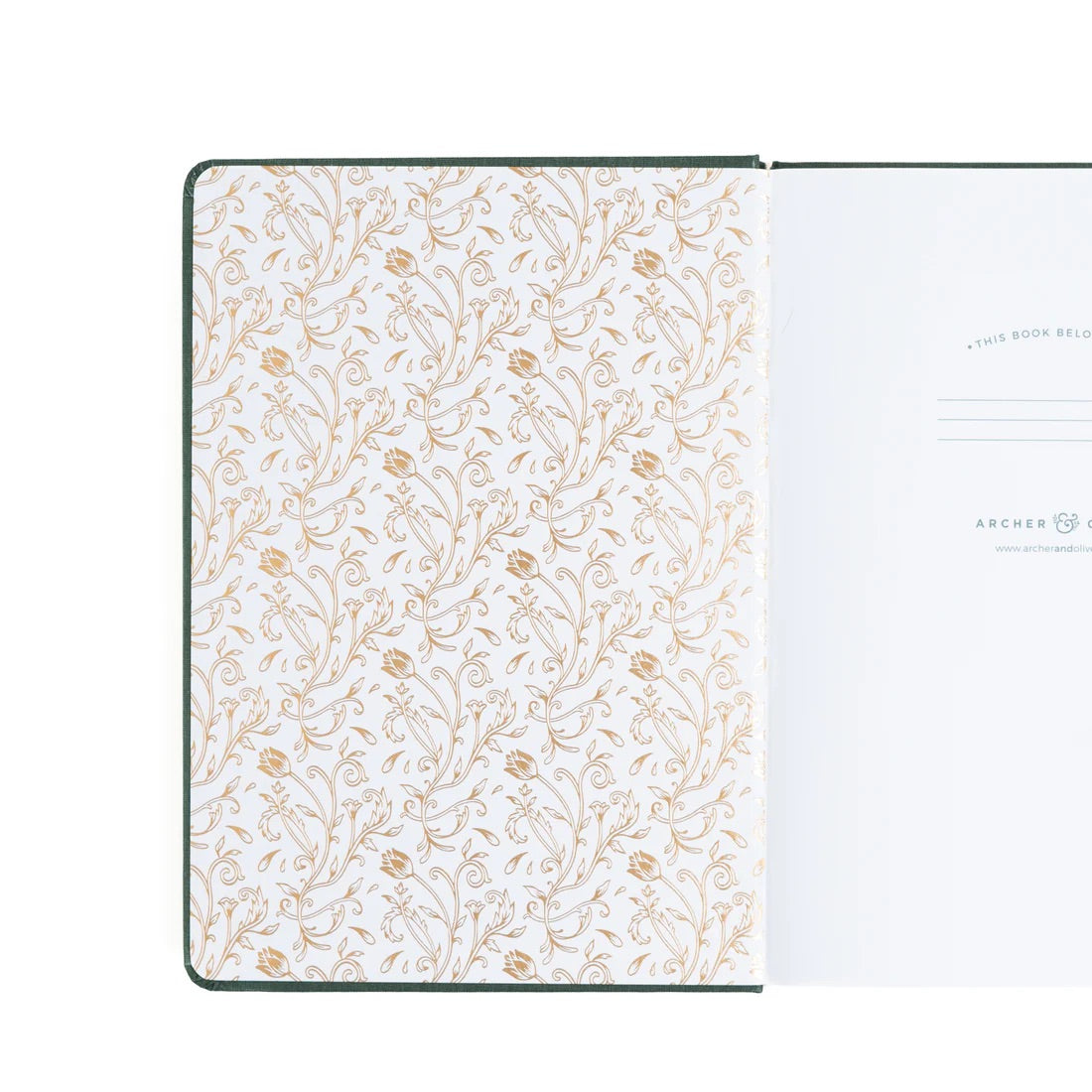 8X8 Antique Floral - Square Dot Grid Notebook