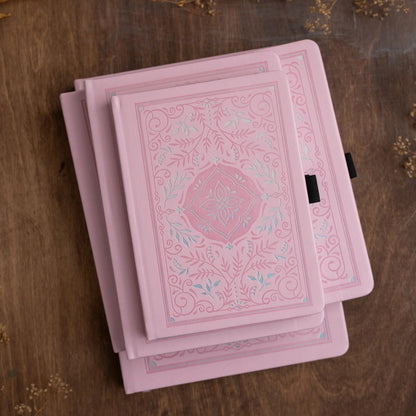 A5 Storybook in Pink - Dot Grid Notebook