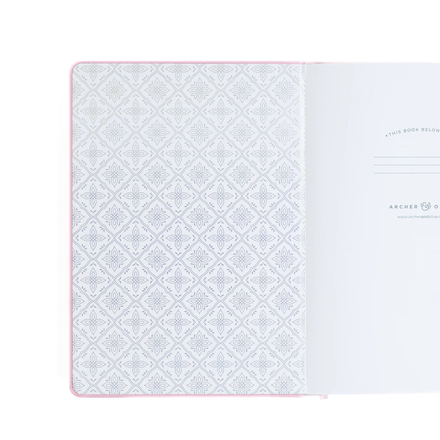 A5 Storybook in Pink - Dot Grid Notebook
