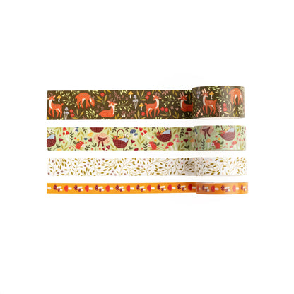Curious Deer & Field Mouse Washi Tape Set