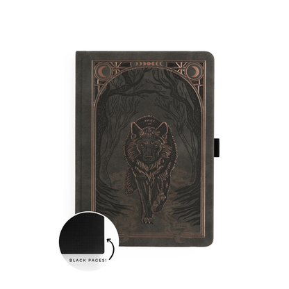B5 Wolf in the Night - Blackout Notebook