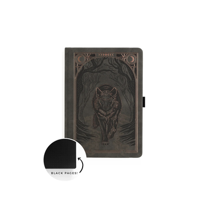 B6 Wolf in the Night - Blackout Notebook