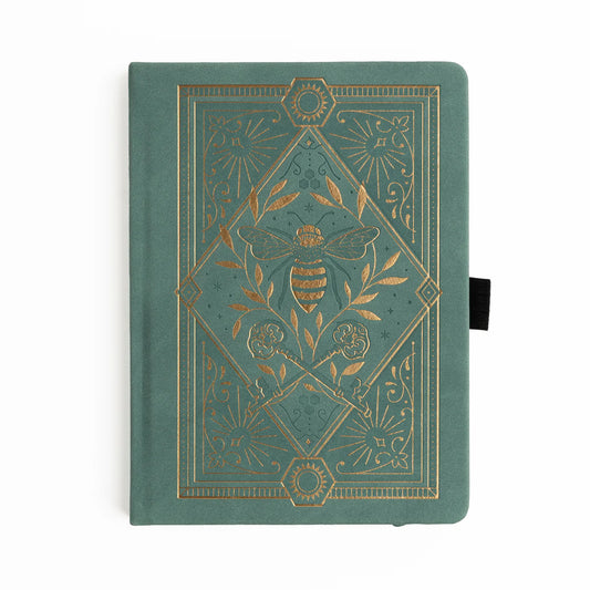 B6 Keeper of the Bees in Soft Teal - Dot Grid Notebook