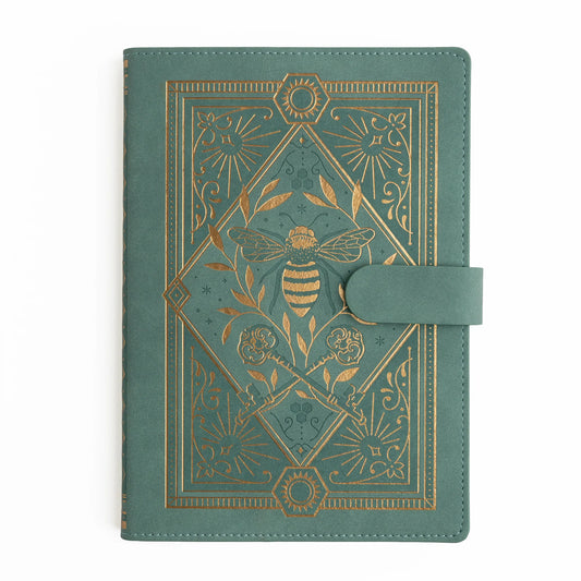 A5 Keeper of the Bees in Soft Teal - Deluxe System Cover