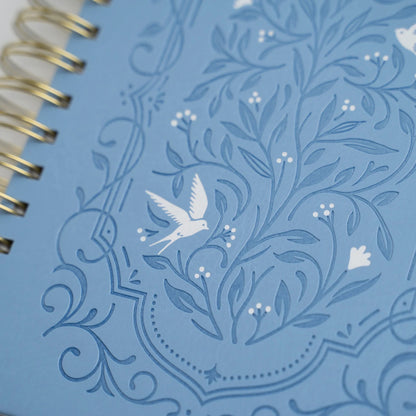 Wire-O Bound A5 Songbird Blue - 2026 Dated Planner (Wire-O Bound)
