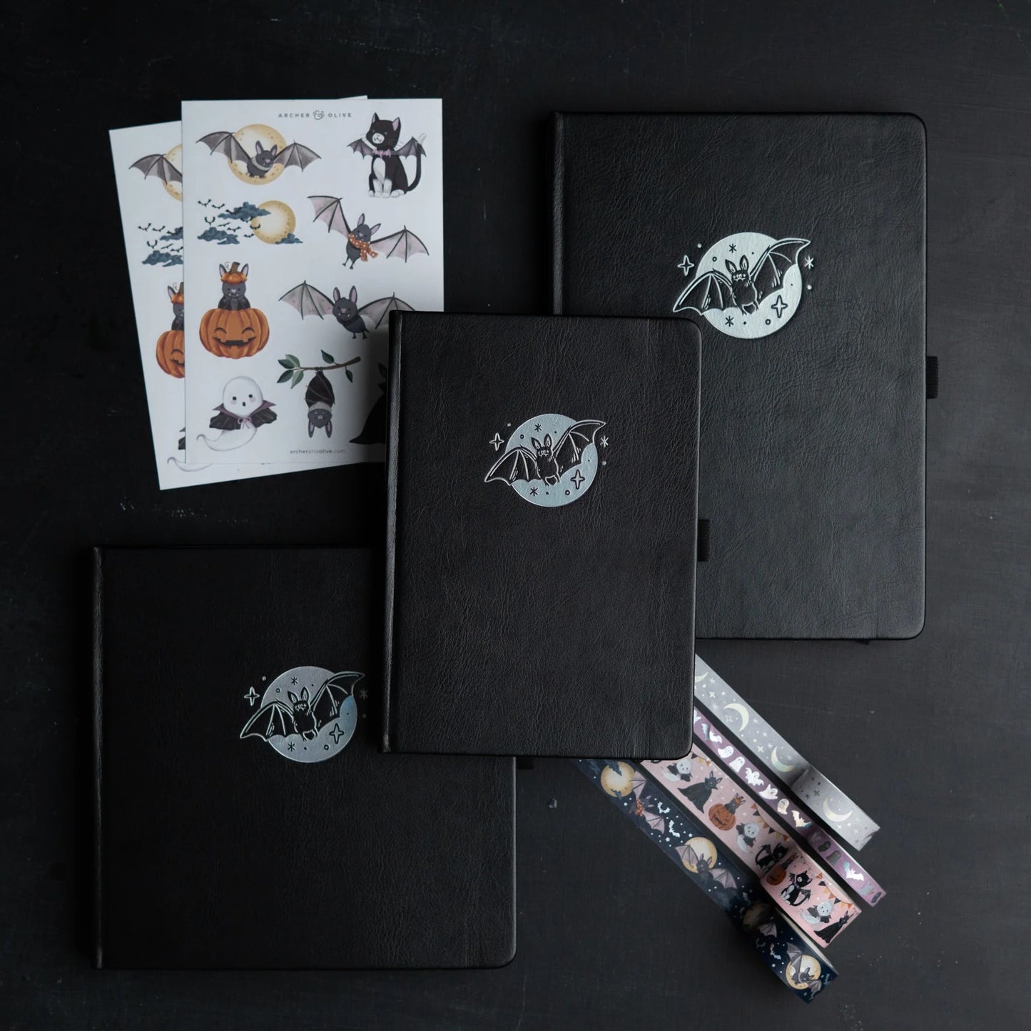 B5 Cute Bat - Dot Grid Notebook