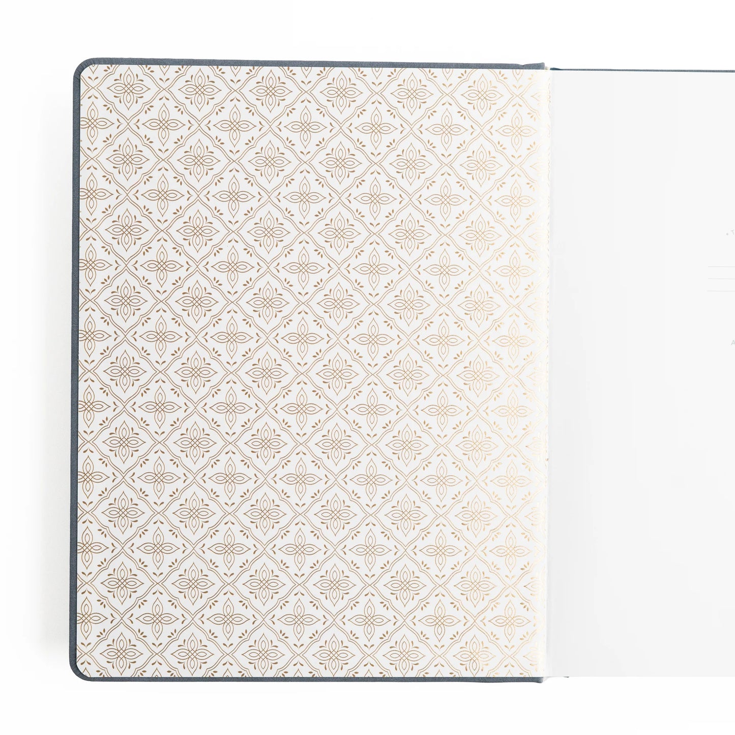 A5 Storybook in Navy - Kraft Dot Grid Notebook