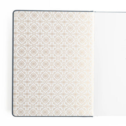 A5 Storybook in Navy - Kraft Dot Grid Notebook