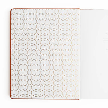 B5 Keeper of the Bees in Rust - Watercolour Notebook