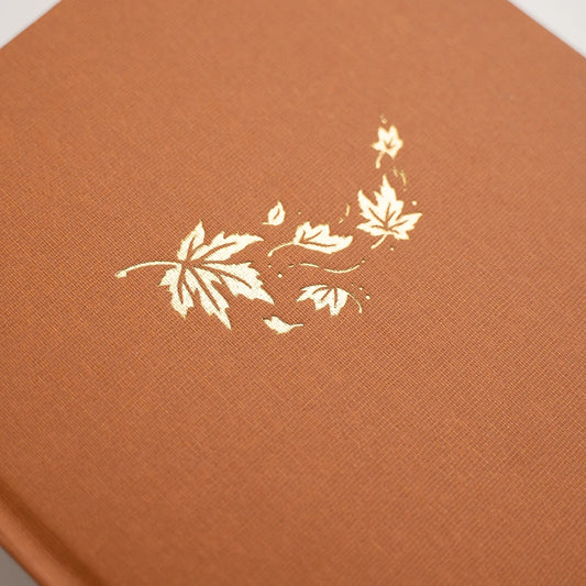 TN Swirling Leaves - Traveler's Dot Grid Notebook
