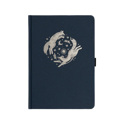 A5 Forest Foxes - Dot Grid Notebook