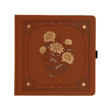 8X8 Chrysanthemum - Square Dot Grid Notebook