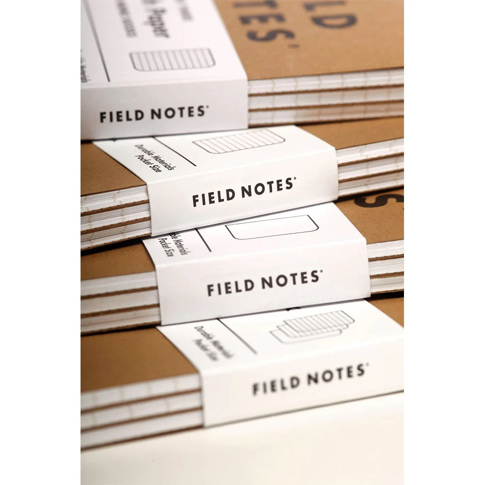 Field Notes - Kraft Notebook Set (3 Pack) - Ruled Paper