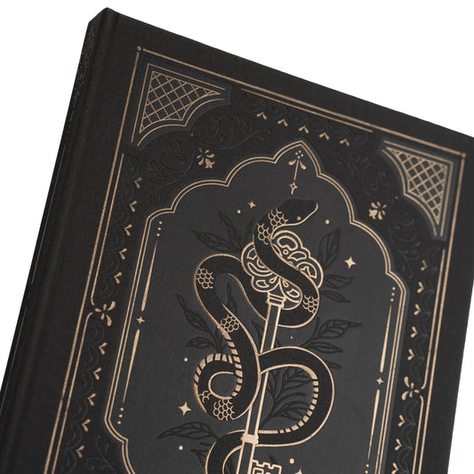 The Coiled Key Notebook - Lettersize Dot Grid Notebook