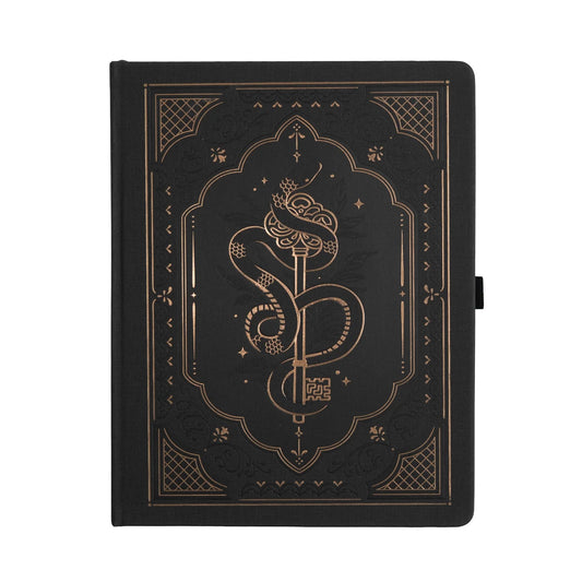 The Coiled Key Notebook - Lettersize Dot Grid Notebook